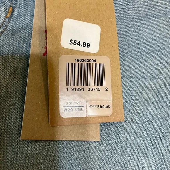 WOMEN’S LEVI’S 311 SHAPING SKINNY JEANS. NWT. SIZE 8 SHORT - Picture 9 of 9